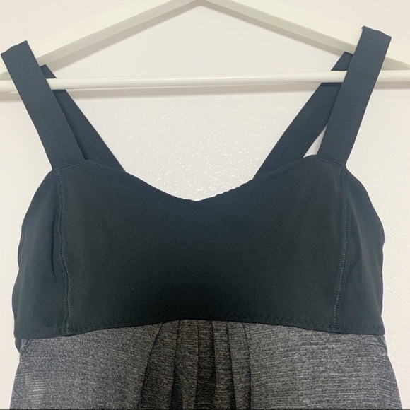 Lululemon Run: Back On Track Tank Heathered Black - Picture 8 of 16